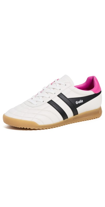 Gola Stadium Sneakers White/Black/Shocking P