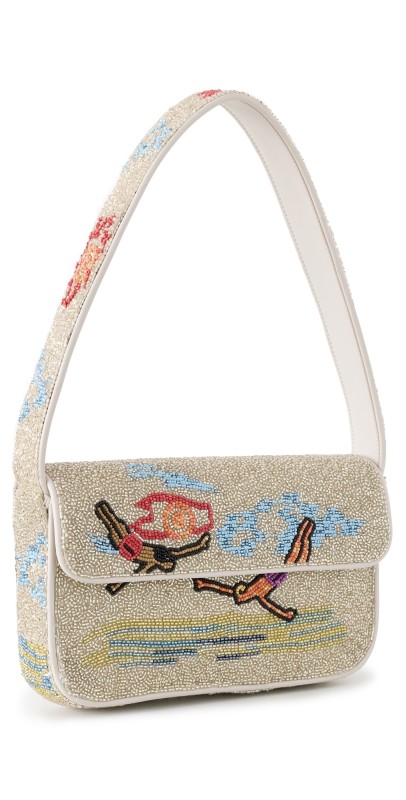 STAUD Tommy Beaded Bag Divers