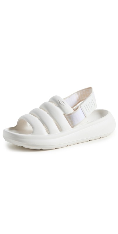 UGG Sport Yeah Sandals Bright White