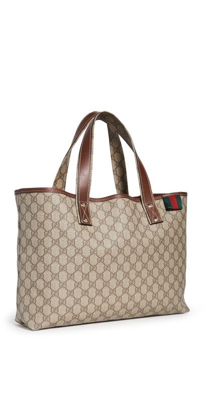 Shopbop Archive Gucci Supreme Tote Bag Brow