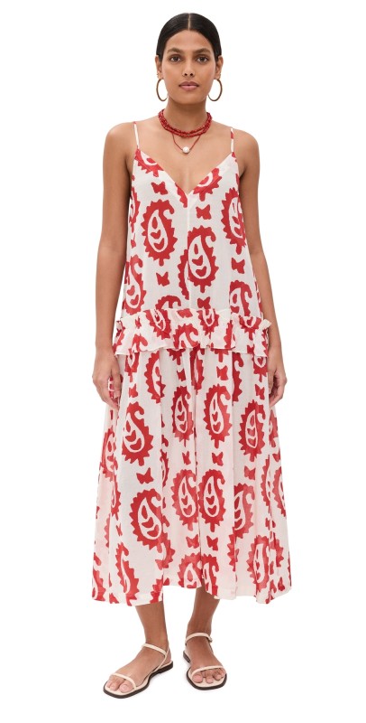 RHODE Isadora Dress White Manali Mist Grande