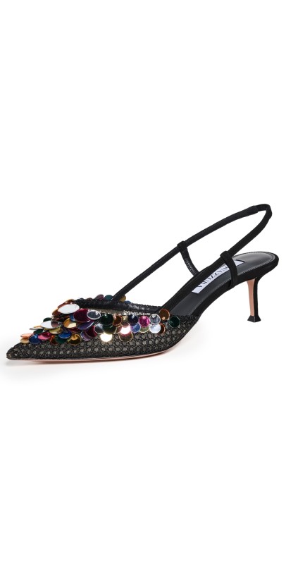 Aquazzura Can Can Pumps 50 Black
