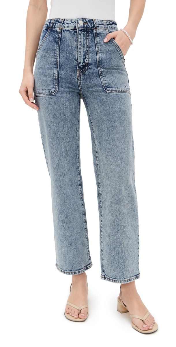 FRAME The Modern Pocket Wide Jeans Charge