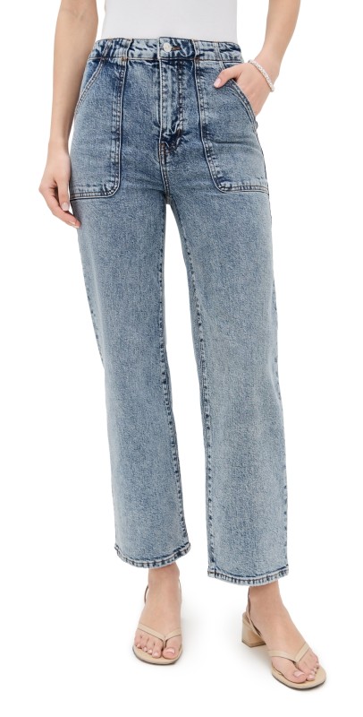 FRAME The Modern Pocket Wide Jeans Charge