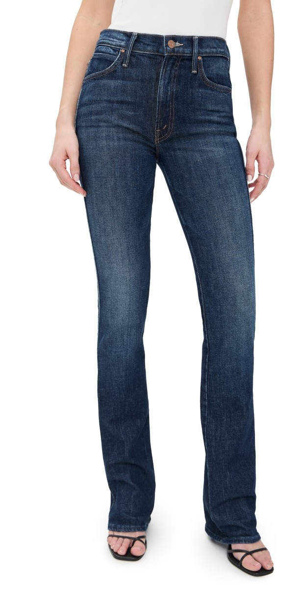 MOTHER Mid Rise Smokin Double Heel Jeans Clothing Optional