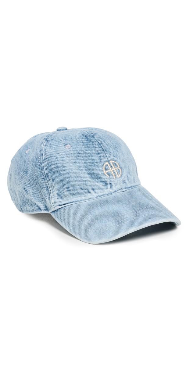 ANINE BING Jeremy Baseball Cap Washed Blu