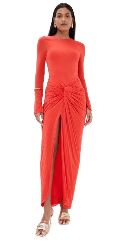 Silvia Tcherassi Sydelle Dress Tangerine