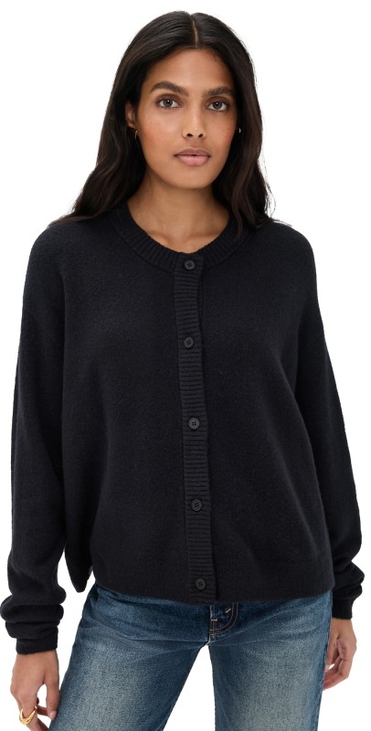 American Vintage Damsville Cardigan Noir Noir