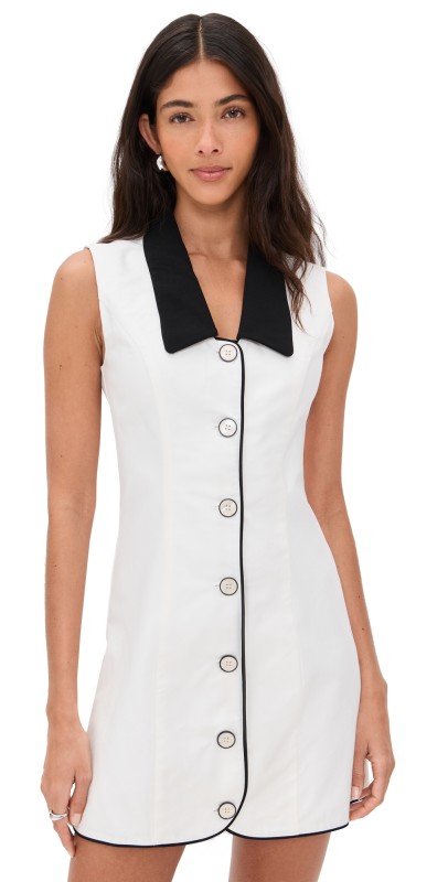 o. p.t Joan Dress White