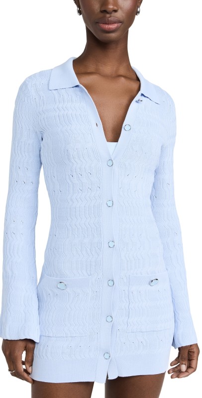 Devon Windsor Leona Knit Tunic Icy