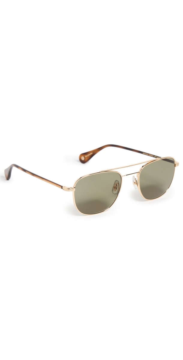 GARRETT LEIGHT Clubhouse II Sunglasses G-SPBRNSH/GRN