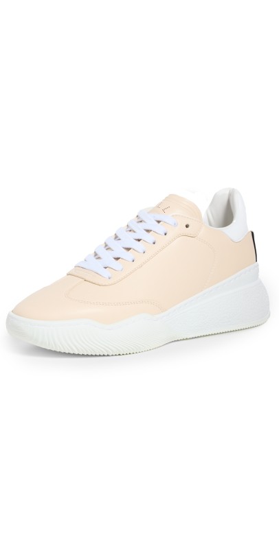 Stella McCartney Loop Semi Shine Alt Mat Sneakers Vanilla