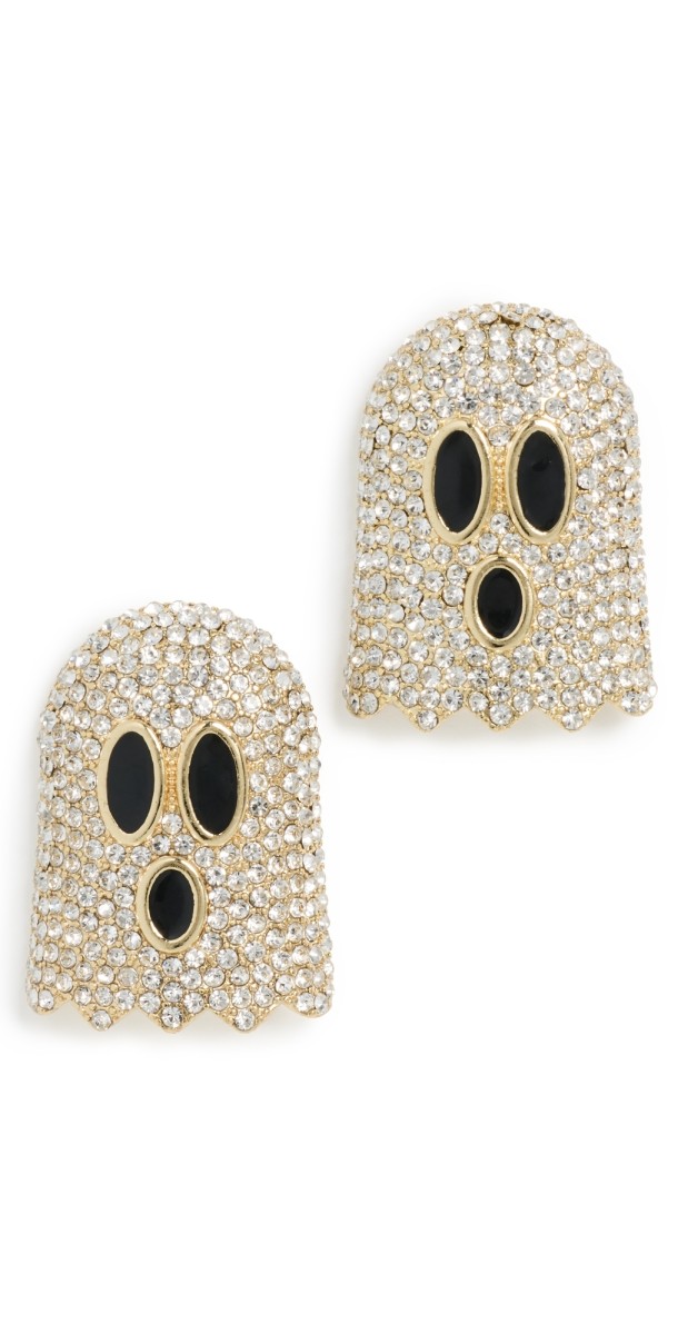 BaubleBar Shimmer My Spirits Earrings Clear/Gold