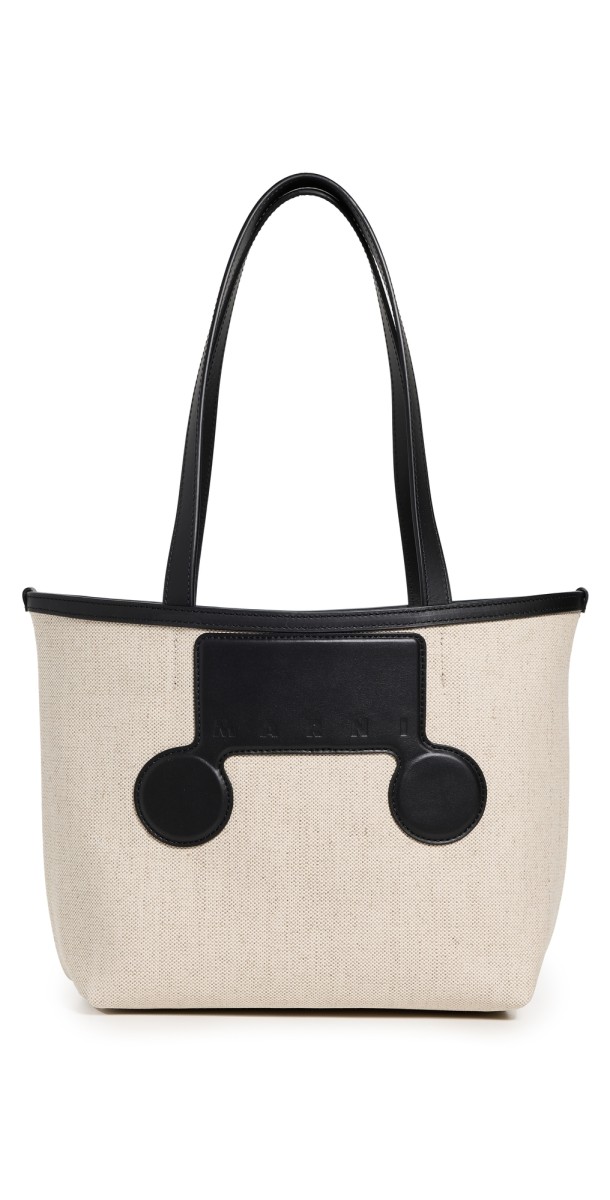 Marni Small Tote Oft Beige/Black