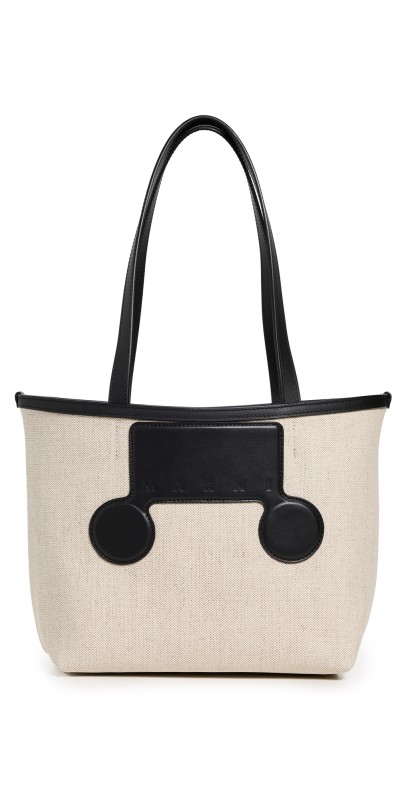 Marni Small Tote Oft Beige/Black