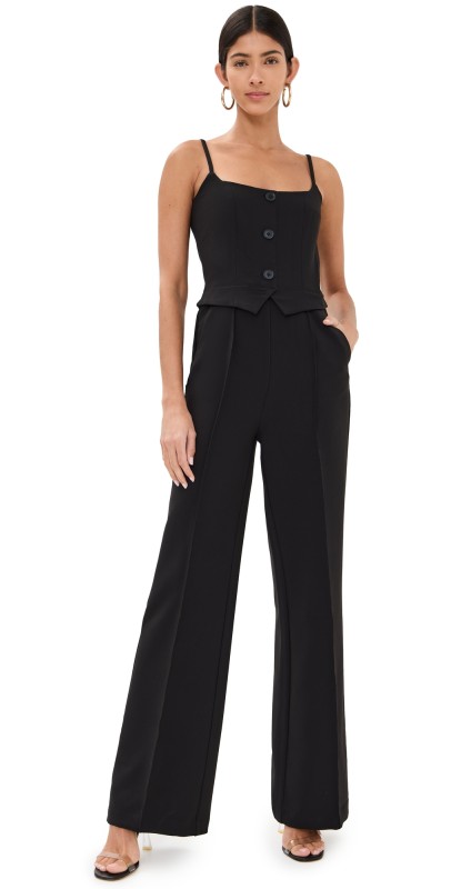 Pistola Denim Marcia Jumpsuit Black
