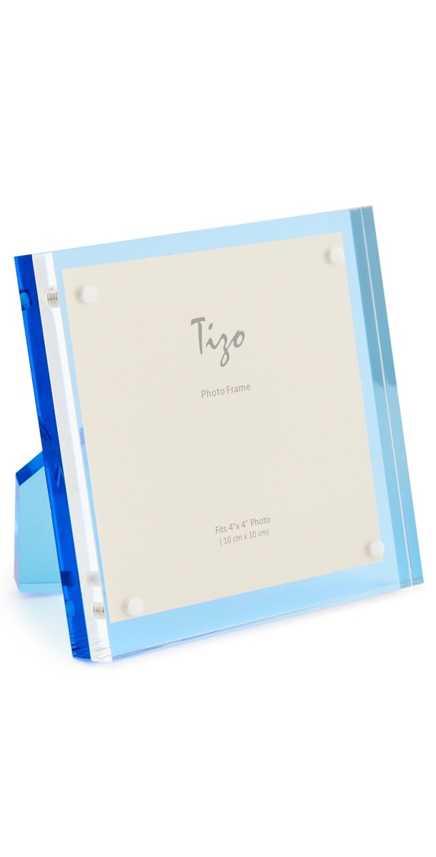 Tizo Design Lucite Frame 4x4 Blu