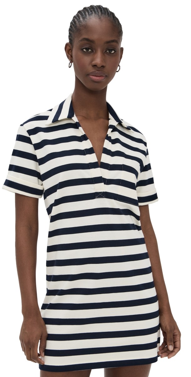 Veronica Beard Jean Cayden Dress Navy/Dove