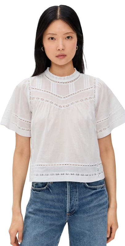 RAILS Daisy Top White