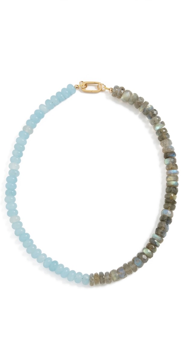 HART Two Toned Blue Gemstone Necklace Blu