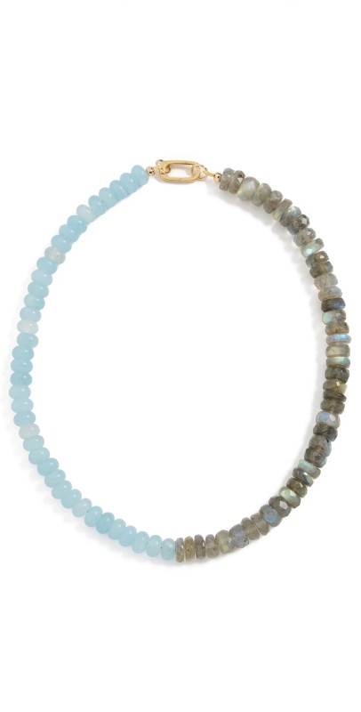 HART Two Toned Blue Gemstone Necklace Blu