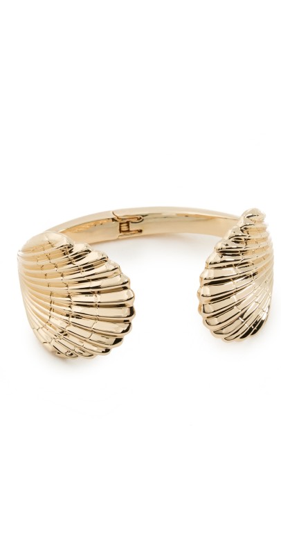 BaubleBar Murphy Cuff Bracelet Gold
