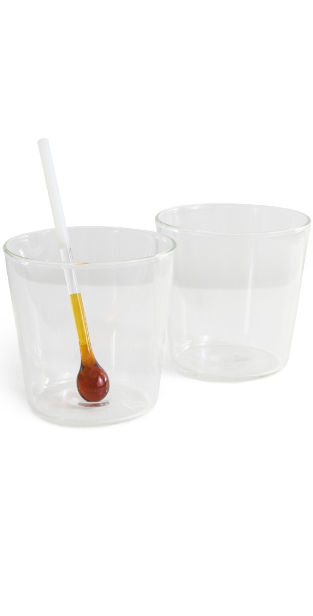 Zafferano Spritzometro Tumblers and Stirrer Transparent