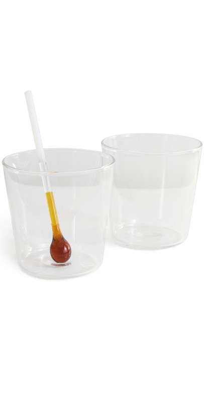 Zafferano Spritzometro Tumblers and Stirrer Transparent