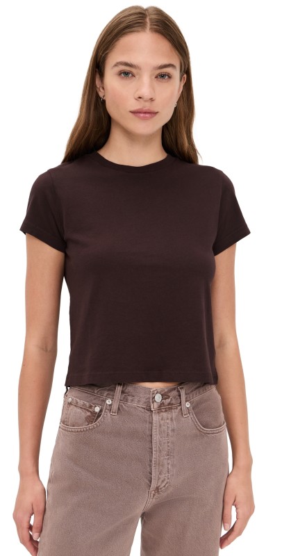 AGOLDE Adine Tee: Shrunken Tee Root