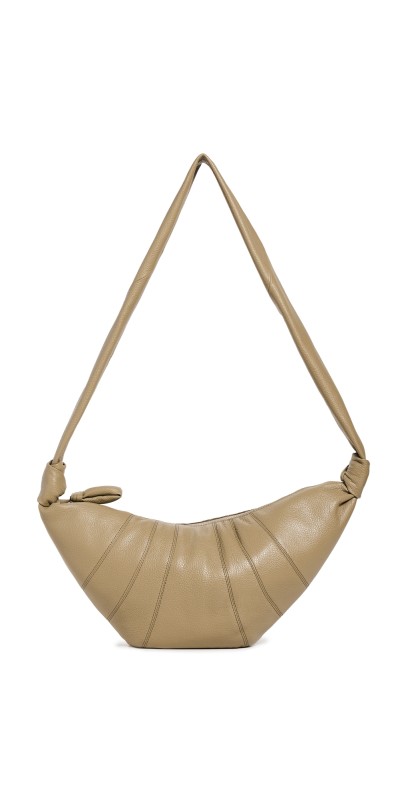 Lemaire Medium Croissant Bag Dusty Khak