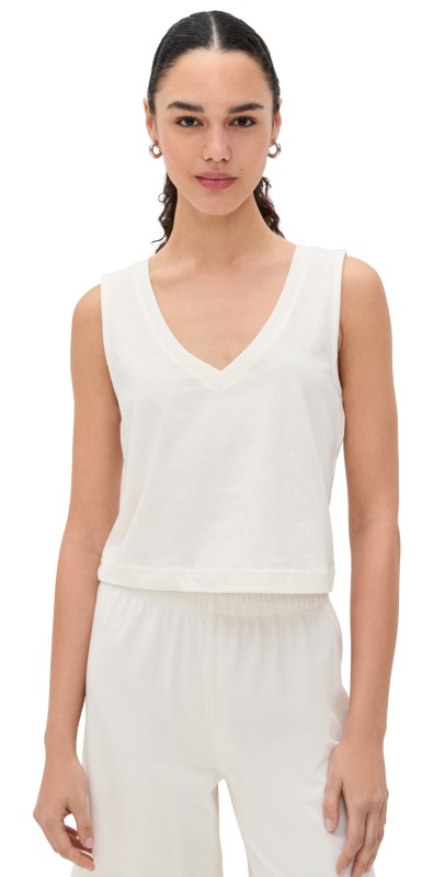 Z Supply Sloane V Neck Top Sea Salt