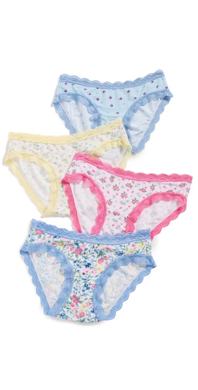 Stripe & Stare Original Knicker Four Pack Summer Garden