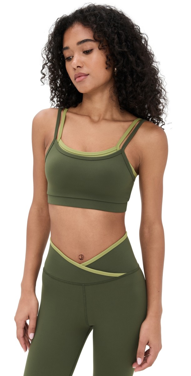 Strut This The Rhodes Bra Basil