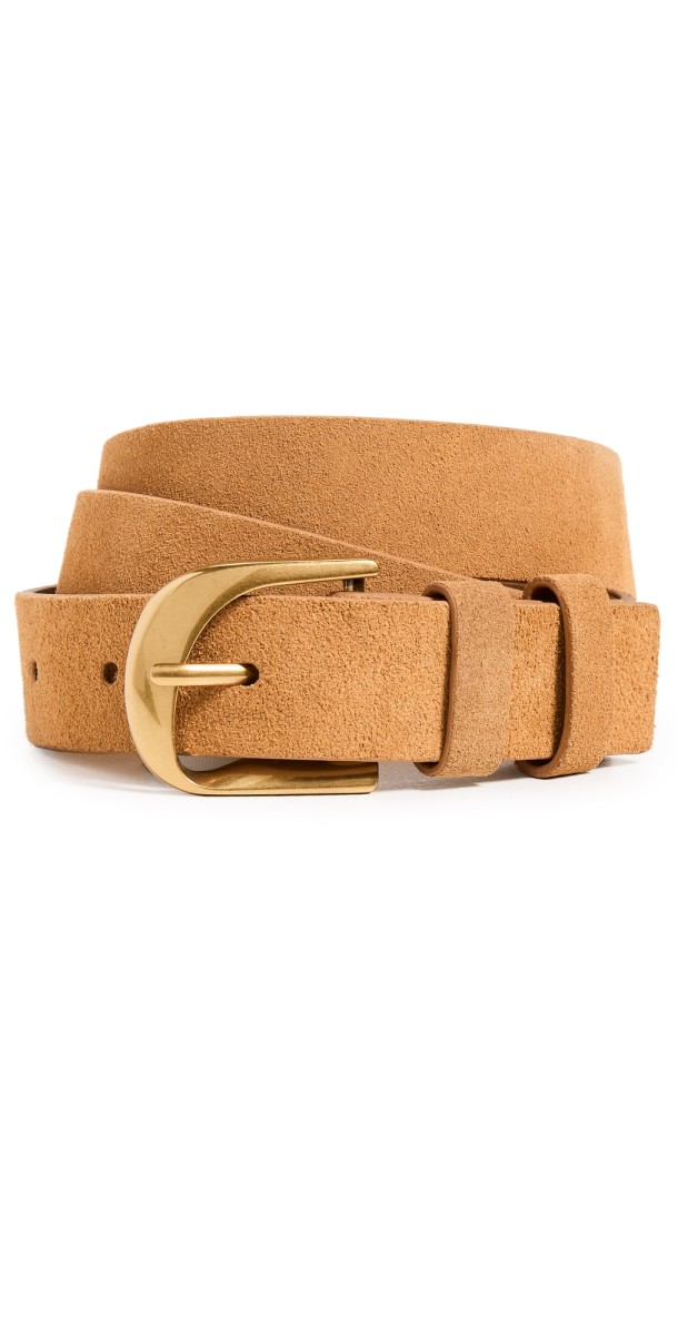 FRAME Twist Buckle Belt Tan