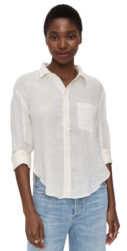 Citizens of Humanity Kayla Shrunken Shirt Vanilla