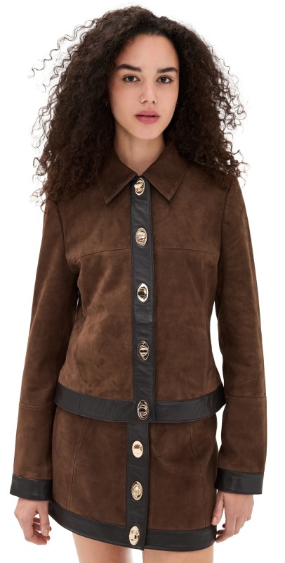 Retrofête Nanna Jacket CHOCOLATE/TOBACCO