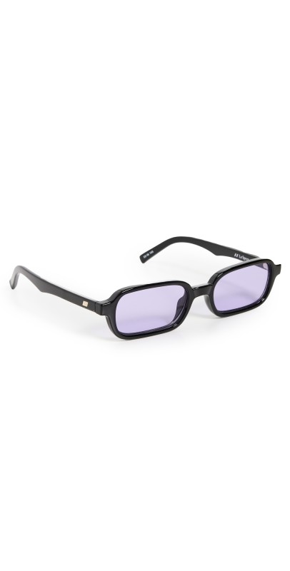 Le Specs Pilferer Sunglasses Black Lilac Tint