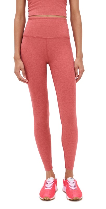 Beyond Yoga Spacedye Caught In The Midi Leggings Faded Rose Heather