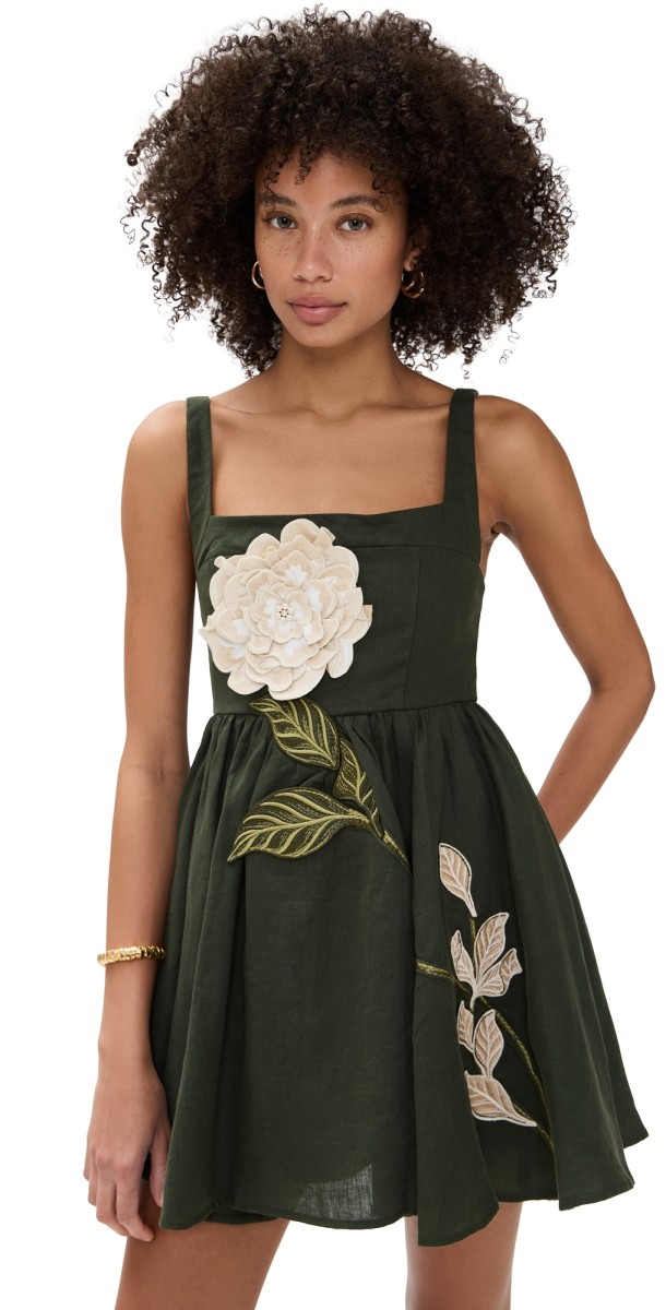 Agua by Agua Bendita Hierbabuena Gardenia Cover Up Dress Multicolor