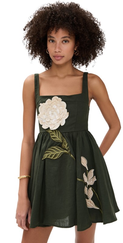 Agua by Agua Bendita Hierbabuena Gardenia Cover Up Dress Multicolor