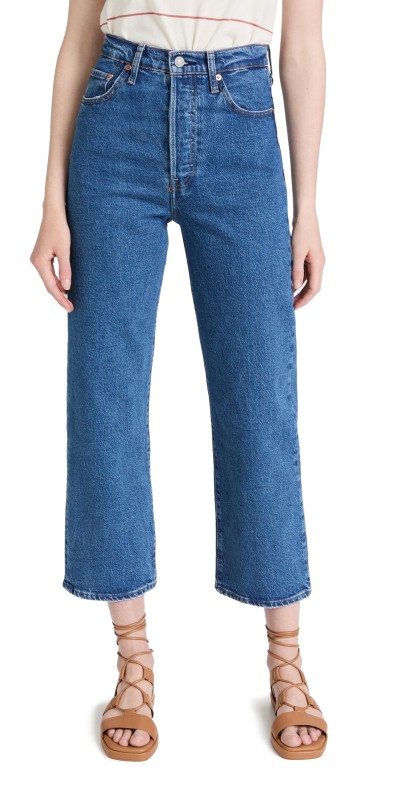 Levi's Ribcage Straight Ankle Jeans Jazz Pop