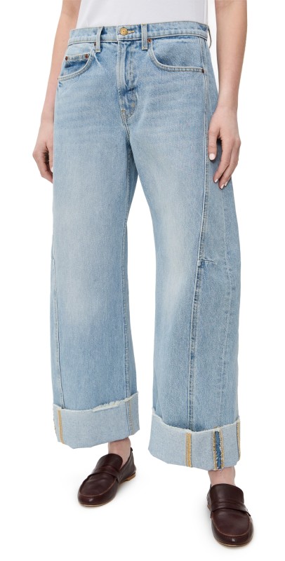 B Sides Relaxed Cuffed Lasso Jeans Jac Wash
