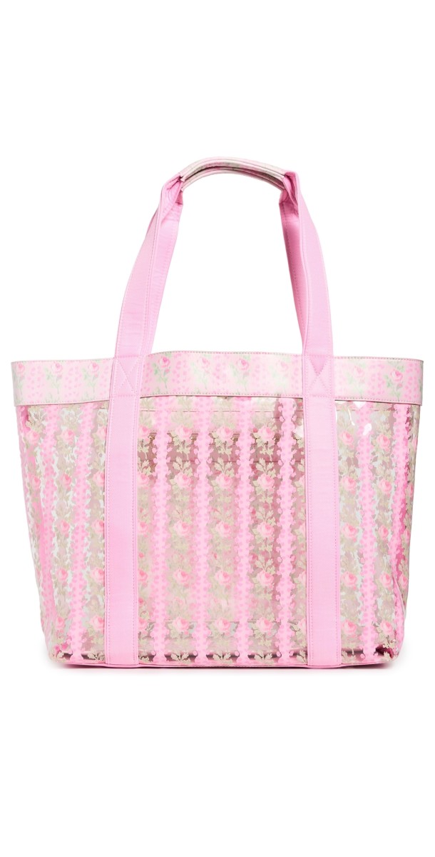 LoveShackFancy Marjorie Tote STRAWBERRY MACAROON