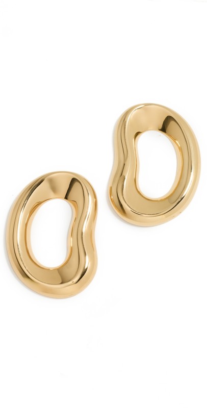Charlotte Chesnais Boucles D'Oreilles Shima Paire Earrings Vermeil