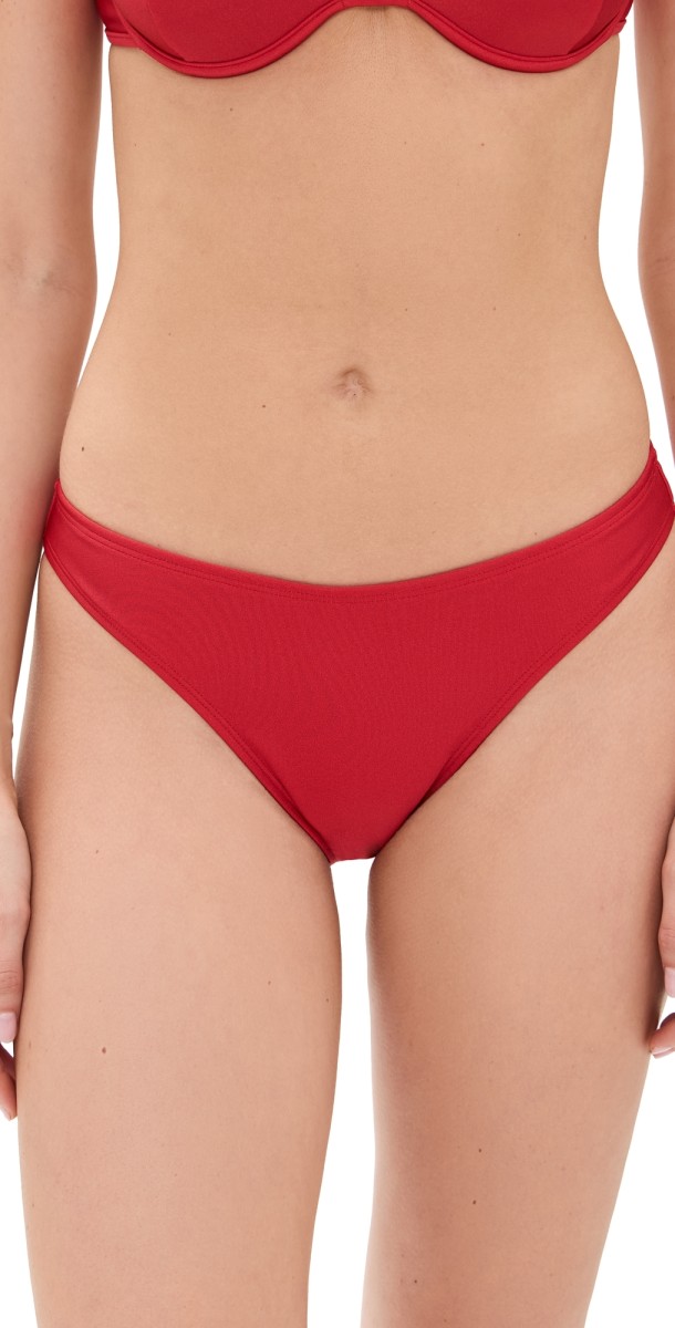 Shani Shemer Alma Bikini Bottoms Scarlet Red