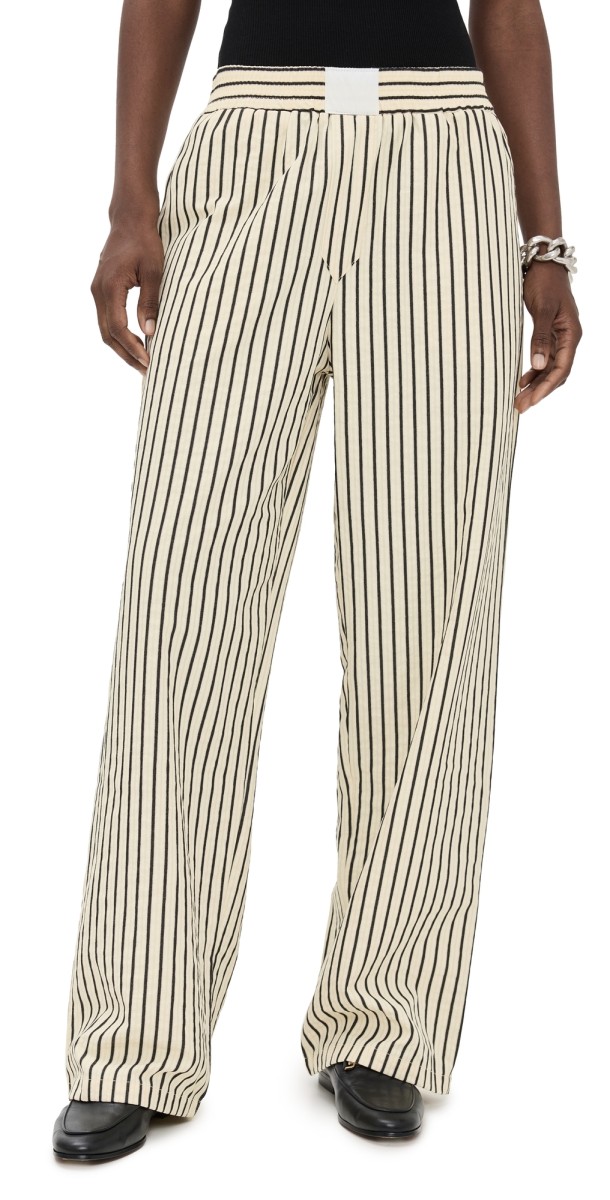 Lioness Cobain Pants Cream Stripe