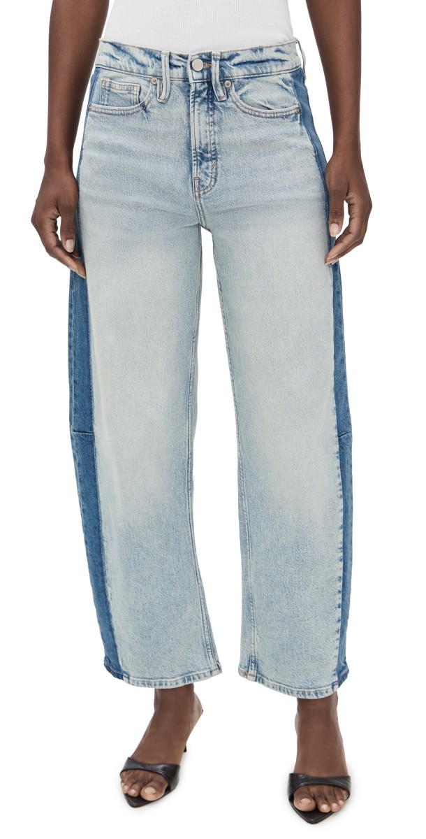 Good American Good Standard Barrel Jeans Indigo932