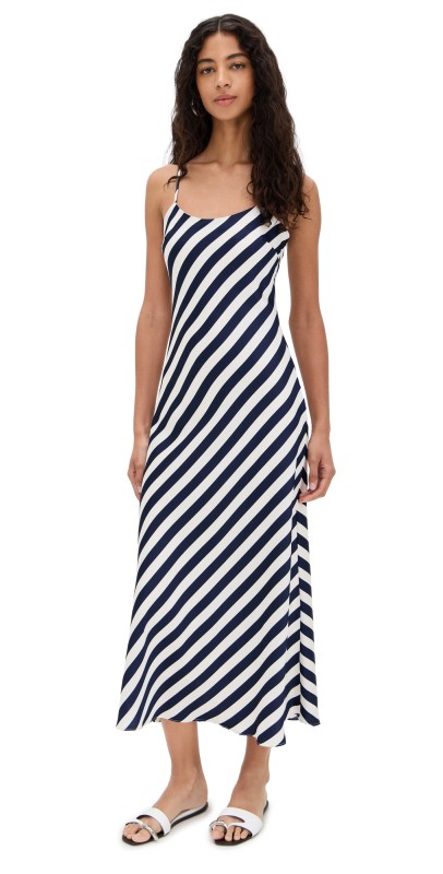 endless rose Stripe Dress Navy/White