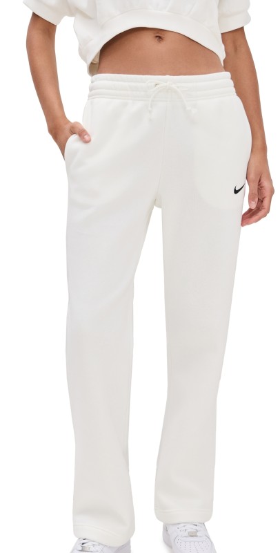 Nike Sportswear Phoenix Fleece MR Oh Sweatpants Sail/Black