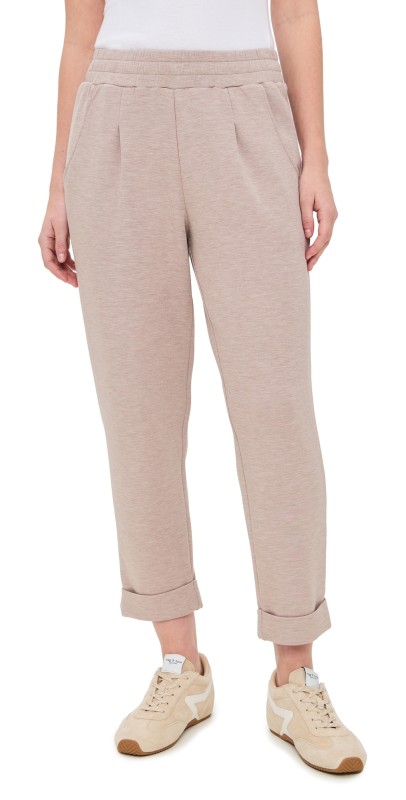 Varley The Rolled Cuff Pants Taupe Marl